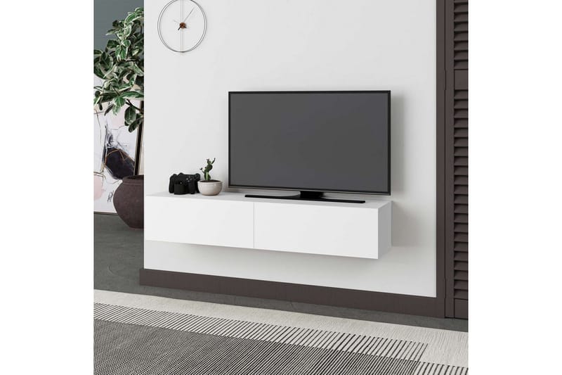 TV-bänk Rasab Vit - Vit - Möbler - Vardagsrum - Tv-möbler & mediamöbler - Tv-bänkar