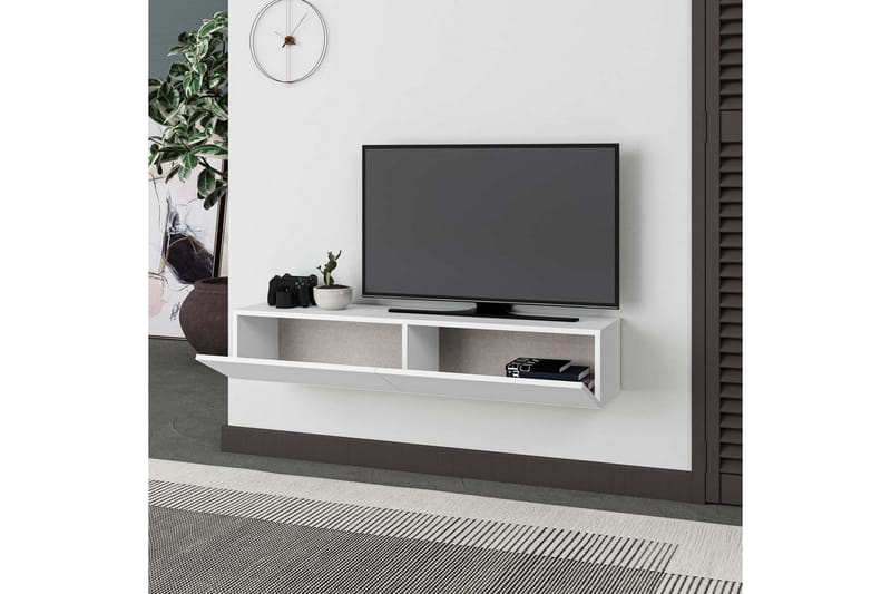 TV-bänk Rasab Vit - Vit - Möbler - Vardagsrum - Tv-möbler & mediamöbler - Tv-bänkar
