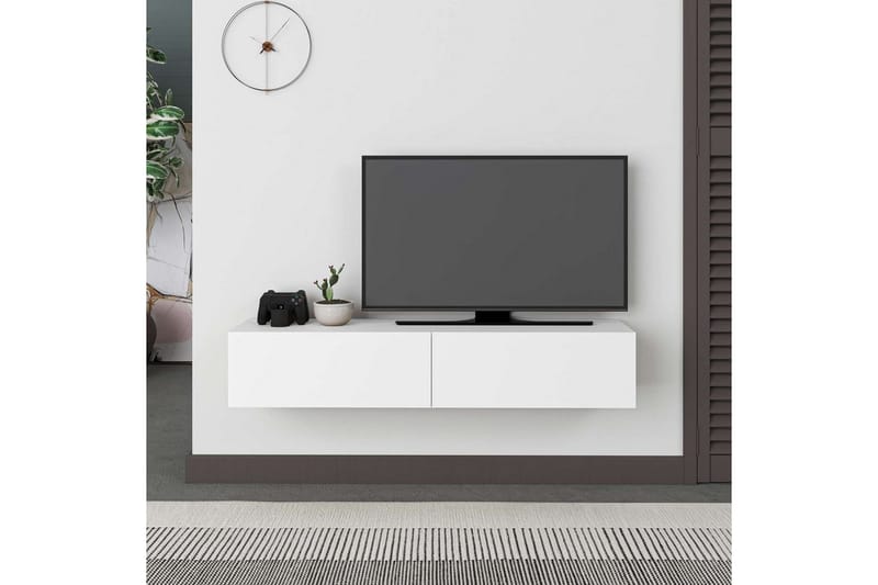TV-bänk Rasab Vit - Vit - Möbler - Vardagsrum - Tv-möbler & mediamöbler - Tv-bänkar