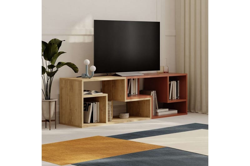 TV-bänk Ravena Sudamalek / Kanel - Sudamalek / Kanel - Möbler - Vardagsrum - Tv-möbler & mediamöbler - Tv-bänkar