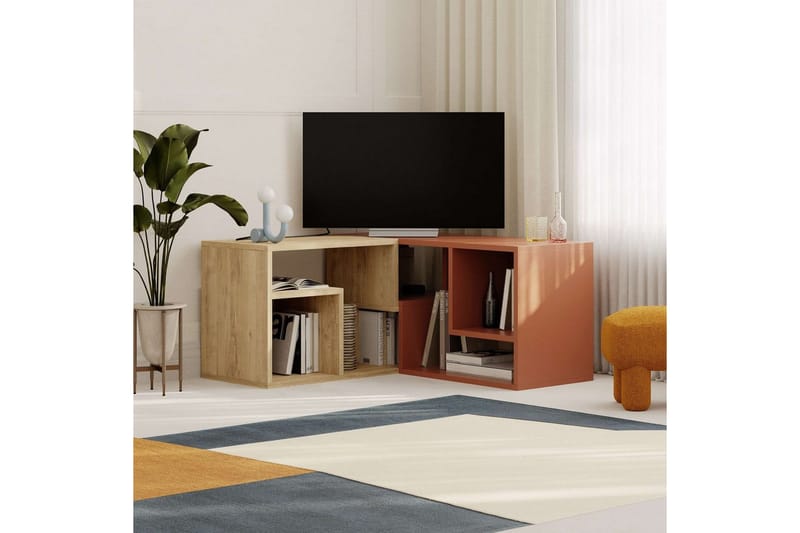 TV-bänk Ravena Sudamalek / Kanel - Sudamalek / Kanel - Möbler - Vardagsrum - Tv-möbler & mediamöbler - Tv-bänkar