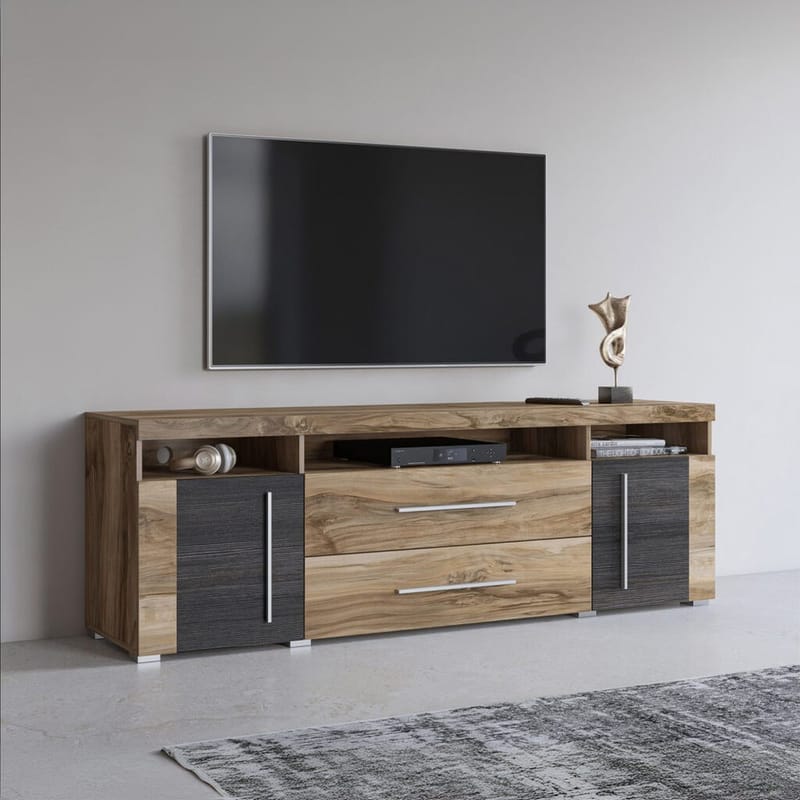 Tv-bänk Roger 2 Dörrar med 2 Lådor - Möbler - Vardagsrum - Tv-möbler & mediamöbler - Tv-bänkar