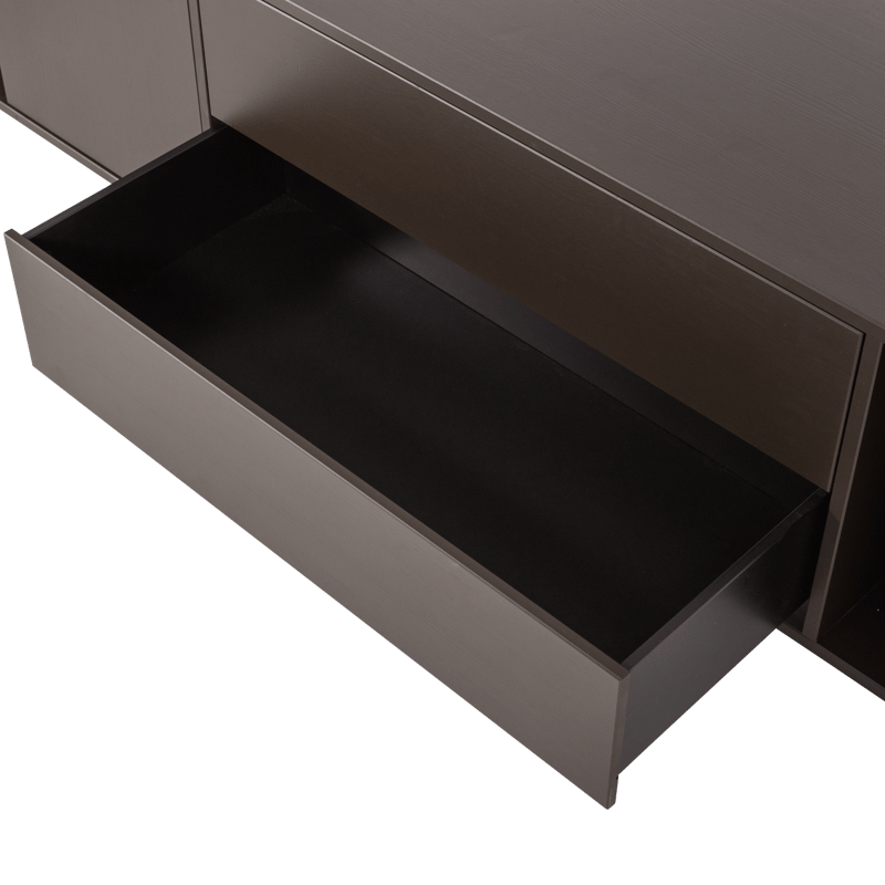 Tv-bänk Settle 200 cm - Mellanbrun - Möbler - Vardagsrum - Tv-möbler & mediamöbler - Tv-skåp