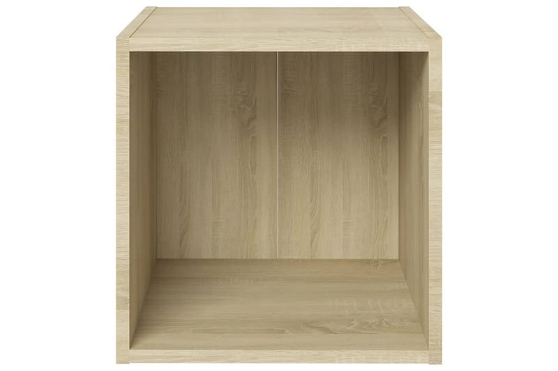 TV-bänk sonoma-ek 37x35x37 cm spånskiva - Brun - Möbler - Vardagsrum - Tv-möbler & mediamöbler - Tv-bänkar