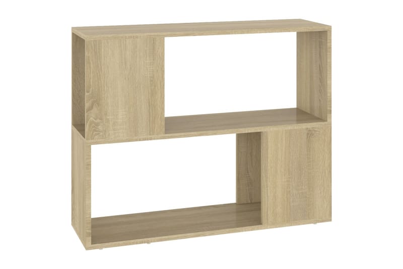 TV-bänk sonoma-ek 80x24x63 cm spånskiva - Brun - Möbler - Vardagsrum - Tv-möbler & mediamöbler - Tv-bänkar