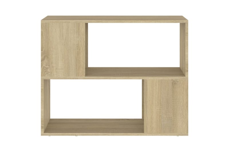 TV-bänk sonoma-ek 80x24x63 cm spånskiva - Brun - Möbler - Vardagsrum - Tv-möbler & mediamöbler - Tv-bänkar