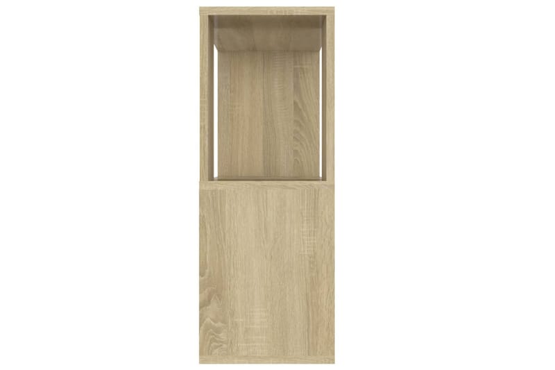 TV-bänk sonoma-ek 80x24x63 cm spånskiva - Brun - Möbler - Vardagsrum - Tv-möbler & mediamöbler - Tv-bänkar