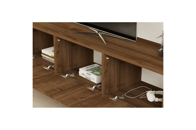 TV-bänk Souravdy Valnöt - Valnöt - Möbler - Vardagsrum - Tv-möbler & mediamöbler - Tv-bänkar