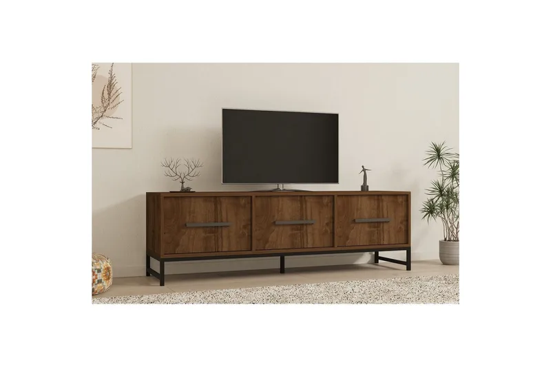 TV-bänk Souravdy Valnöt - Valnöt - Möbler - Vardagsrum - Tv-möbler & mediamöbler - Tv-bänkar