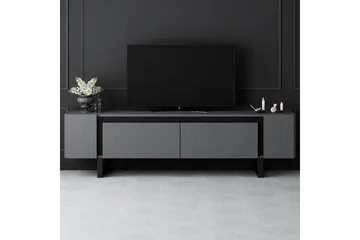 TV-bänk Sozi Antracit / Svart - Antracit / Svart - Möbler - Vardagsrum - Tv-möbler & mediamöbler - Tv-bänkar