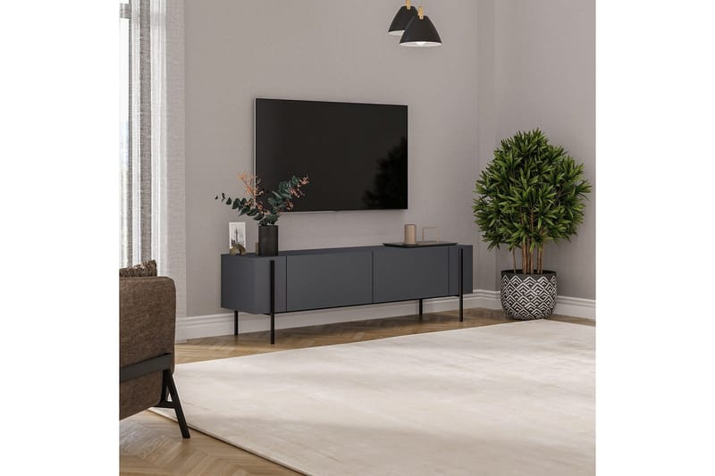 TV-bänk Stira Antracit - Antracit - Möbler - Vardagsrum - Tv-möbler & mediamöbler - Tv-bänkar