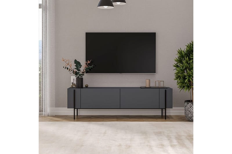 TV-bänk Stira Antracit - Antracit - Möbler - Vardagsrum - Tv-möbler & mediamöbler - Tv-bänkar