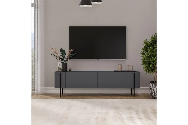 TV-bänk Stira Antracit - Antracit - Möbler - Vardagsrum - Tv-möbler & mediamöbler - Tv-bänkar