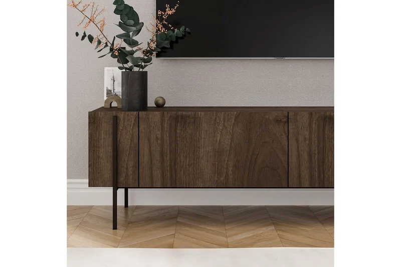 TV-bänk Stira Valnöt - Valnöt - Möbler - Vardagsrum - Tv-möbler & mediamöbler - Tv-bänkar