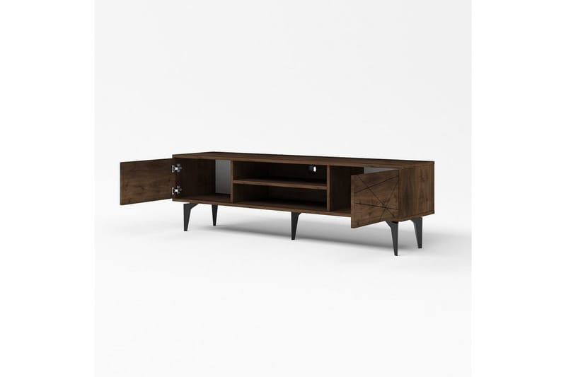 TV-bänk Sudama Valnöt - Valnöt - Möbler - Vardagsrum - Tv-möbler & mediamöbler - Tv-bänkar