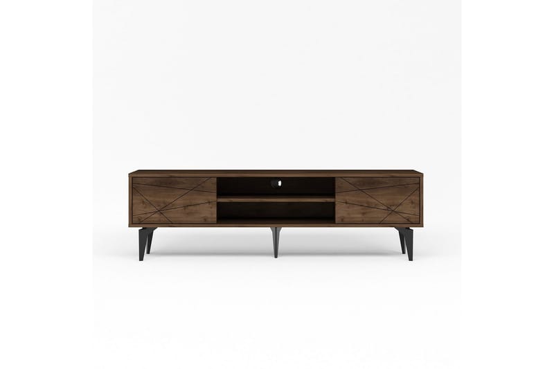 TV-bänk Sudama Valnöt - Valnöt - Möbler - Vardagsrum - Tv-möbler & mediamöbler - Tv-bänkar