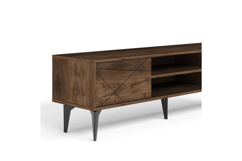 TV-bänk Sudama Valnöt - Valnöt - Möbler - Vardagsrum - Tv-möbler & mediamöbler - Tv-bänkar
