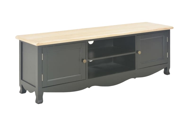 TV-bänk svart 120x30x40 cm trä - Tv-bänkar