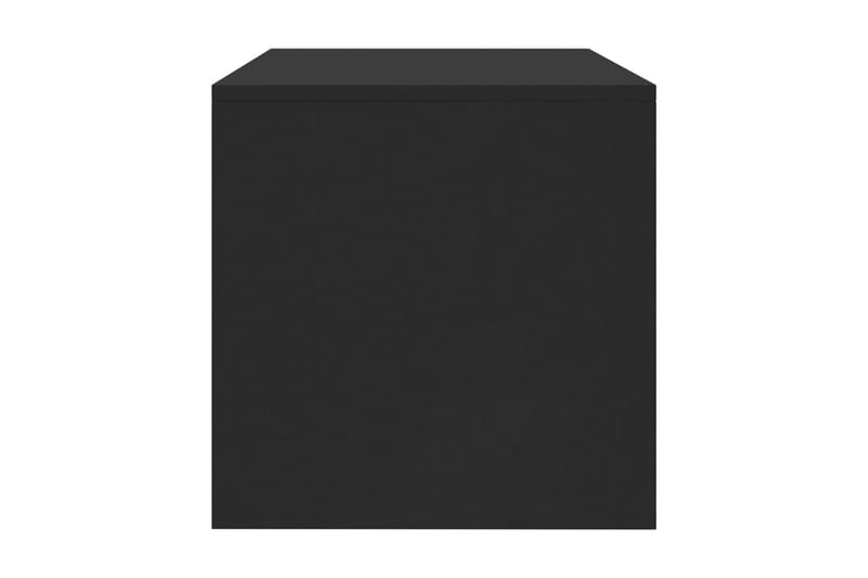 TV-bänk svart 120x40x40 cm spånskiva - Svart - Tv-bänkar