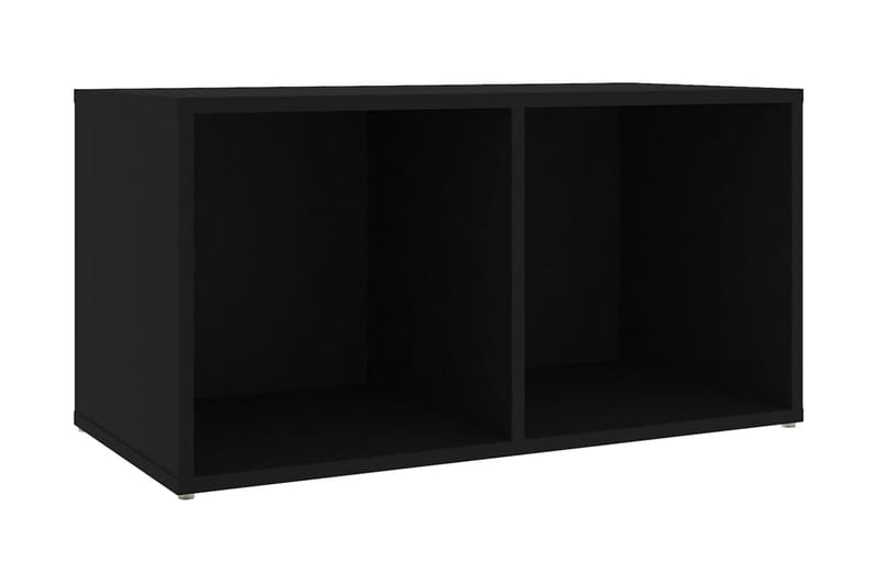 TV-bänk svart 72x35x36,5 cm spånskiva - Svart - Tv-bänkar