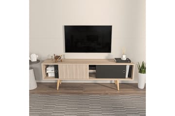 TV-bänk Ticoman Ek / svart - Ek / svart - Möbler - Vardagsrum - Tv-möbler & mediamöbler - Tv-bänkar