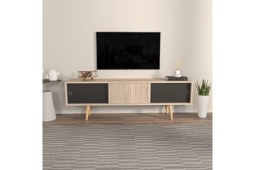TV-bänk Ticoman Ek / svart - Ek / svart - Möbler - Vardagsrum - Tv-möbler & mediamöbler - Tv-bänkar