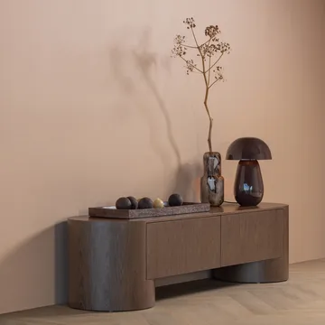 Tv-bänk Velari 200 cm - Brun - Möbler - Vardagsrum - Tv-möbler & mediamöbler - Tv-bänkar