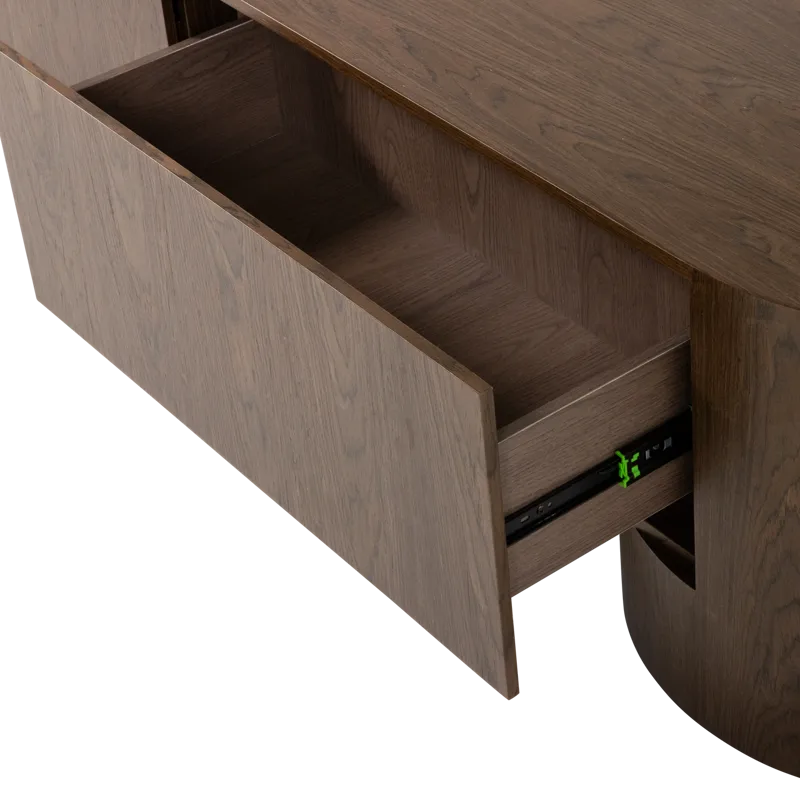 Tv-bänk Velari 200 cm - Brun - Möbler - Vardagsrum - Tv-möbler & mediamöbler - Tv-skåp