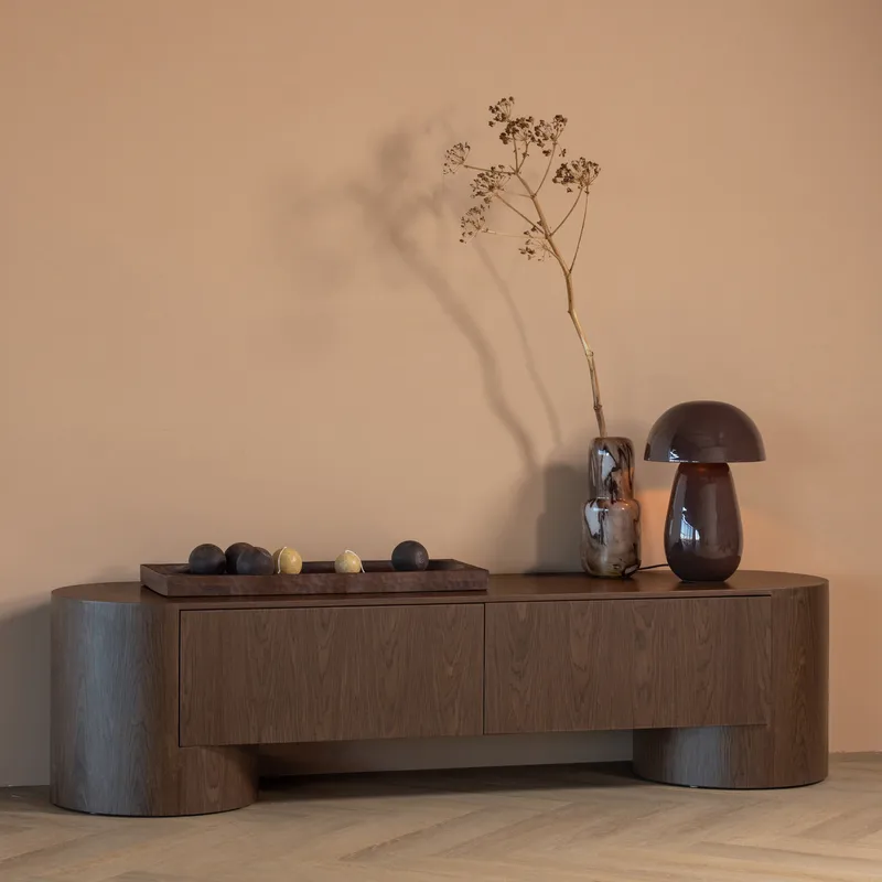 Tv-bänk Velari 200 cm - Brun - Möbler - Vardagsrum - Tv-möbler & mediamöbler - Tv-skåp