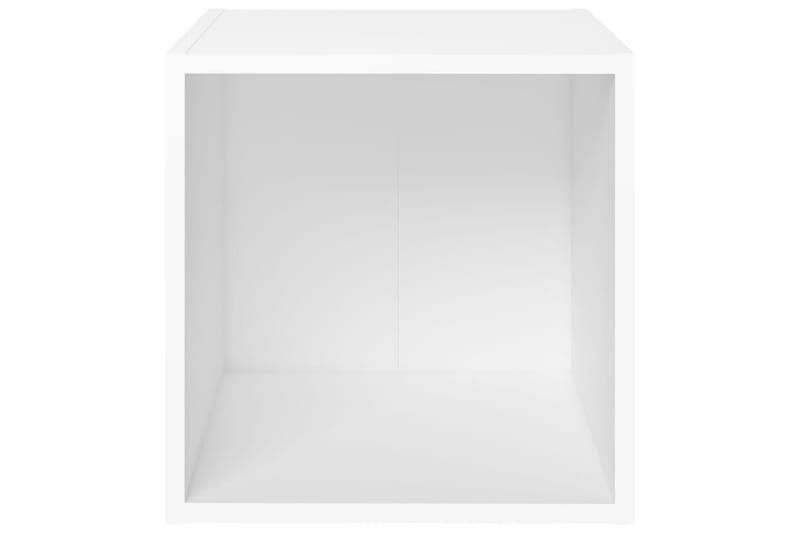 TV-bänk vit 37x35x37 cm spånskiva - Vit - Möbler - Vardagsrum - Tv-möbler & mediamöbler - Tv-bänkar