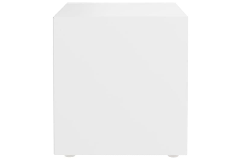 TV-bänk vit 37x35x37 cm spånskiva - Vit - Möbler - Vardagsrum - Tv-möbler & mediamöbler - Tv-bänkar
