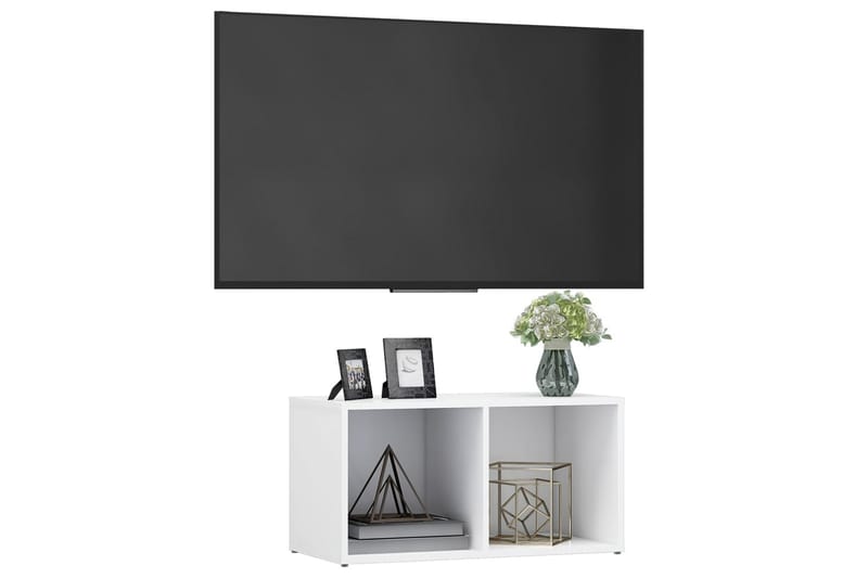 TV-bänk vit 72x35x36,5 cm spånskiva - Vit - Möbler - Vardagsrum - Tv-möbler & mediamöbler - Tv-bänkar