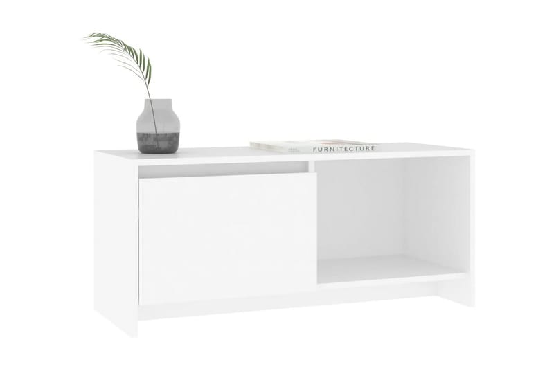 TV-bänk vit 90x35x40 cm - Vit - Möbler - Vardagsrum - Tv-möbler & mediamöbler - Tv-bänkar