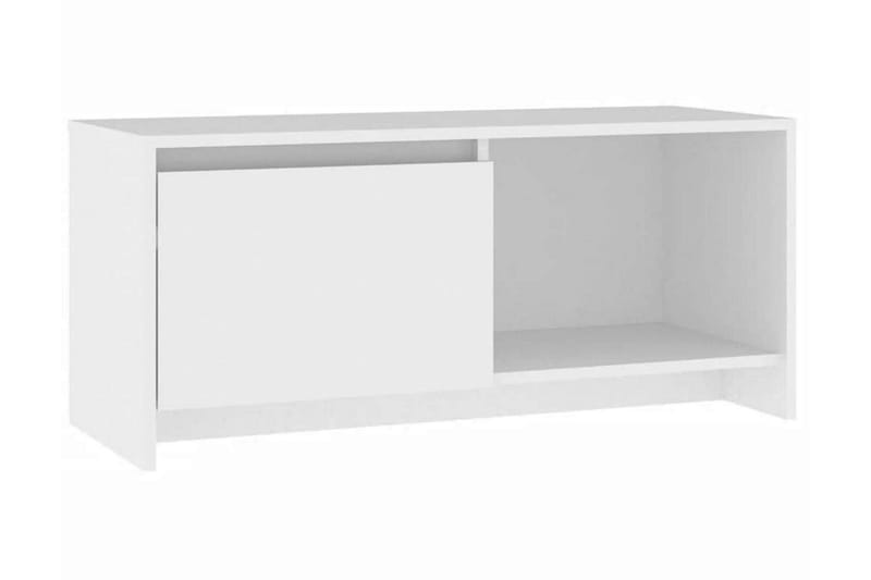 TV-bänk vit 90x35x40 cm - Vit - Möbler - Vardagsrum - Tv-möbler & mediamöbler - Tv-bänkar