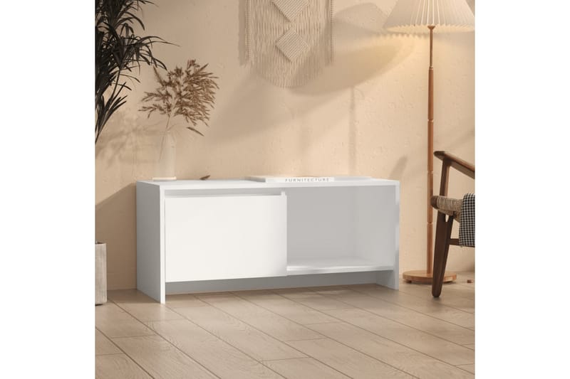 TV-bänk vit 90x35x40 cm - Vit - Möbler - Vardagsrum - Tv-möbler & mediamöbler - Tv-bänkar