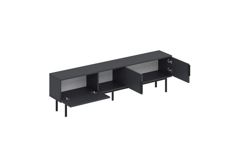 TV-bänk Zeiran Antracit - Antracit - Möbler - Vardagsrum - Tv-möbler & mediamöbler - Tv-bänkar