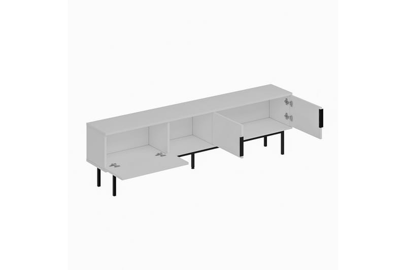 TV-bänk Zeiran Vit - Vit - Möbler - Vardagsrum - Tv-möbler & mediamöbler - Tv-bänkar