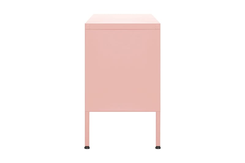 Tv-bänk pink 105x35x50 cm stål - Rosa - Tv-bänkar