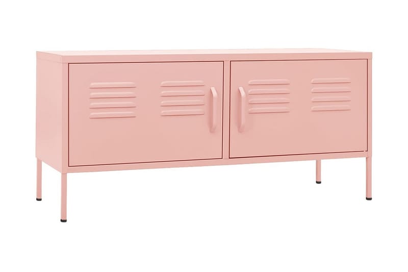 Tv-bänk pink 105x35x50 cm stål - Rosa - Tv-bänkar