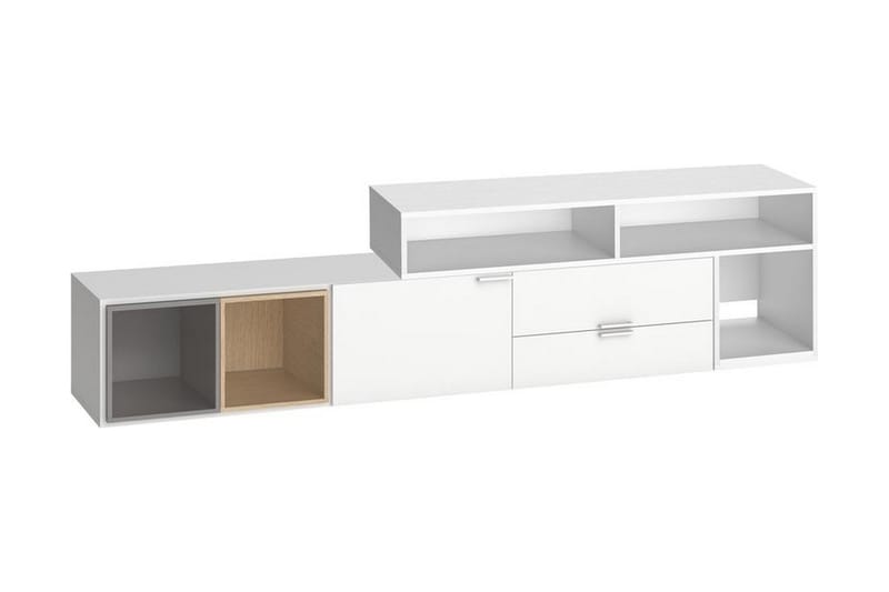 4You Mediabänk 187 cm Vit - VOX - Möbler - Vardagsrum - Tv-möbler & mediamöbler - Tv-bänkar