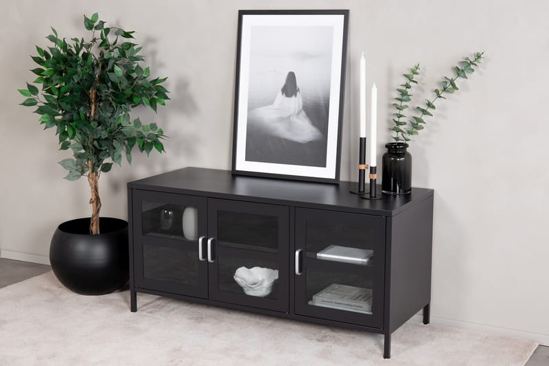 Acero Tv-bänk 120 cm - Svart - Möbler - Vardagsrum - Tv-möbler & mediamöbler - Tv-bänkar