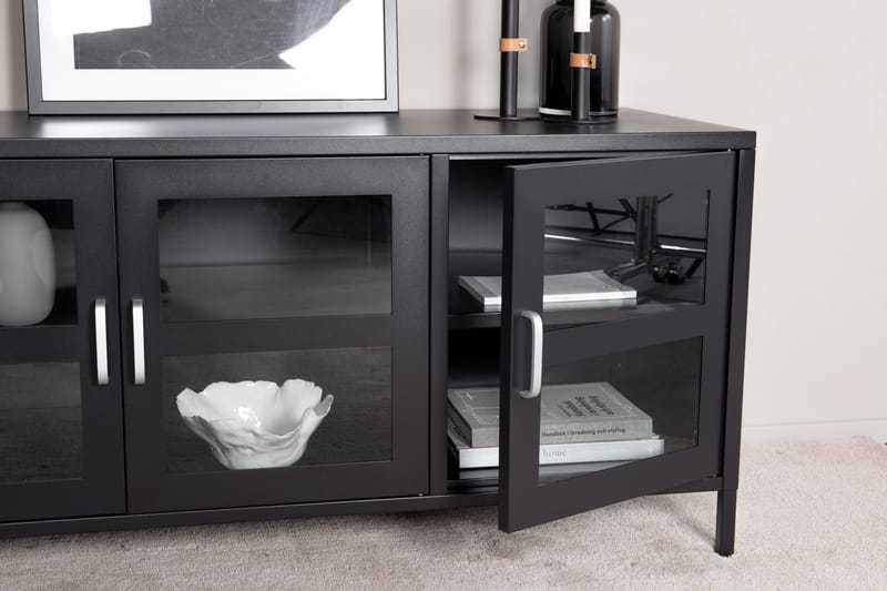 Acero Tv-bänk 120 cm - Svart - Möbler - Vardagsrum - Tv-möbler & mediamöbler - Tv-bänkar