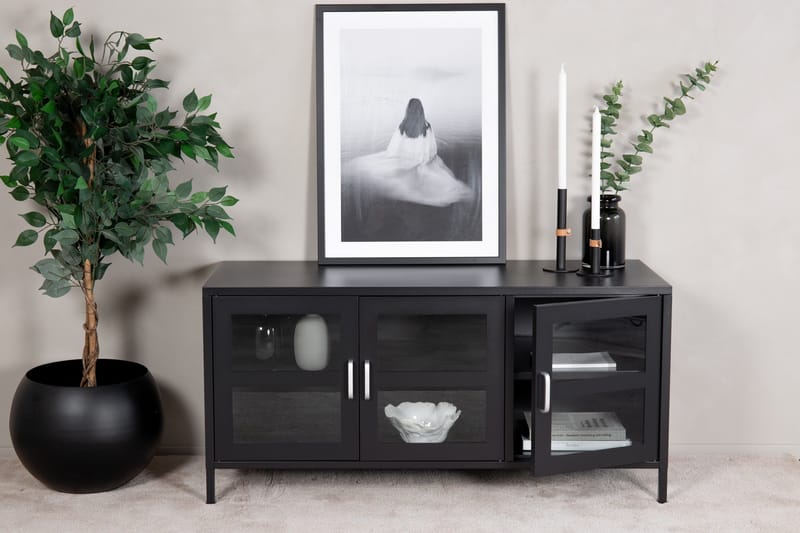 Acero Tv-bänk 120 cm - Svart - Möbler - Vardagsrum - Tv-möbler & mediamöbler - Tv-bänkar