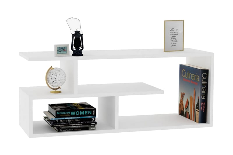 AGATEA Tv-bänk 100x40 cm Vit - Möbler - Vardagsrum - Tv-möbler & mediamöbler - Tv-bänkar