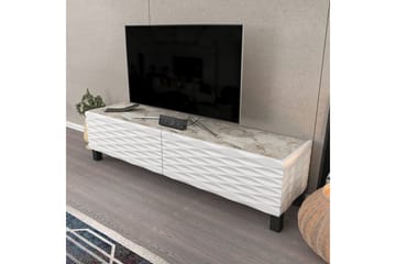 AGATEA Tv-bänk 149,2x38 cm Vit - Möbler - Vardagsrum - Tv-möbler & mediamöbler - Tv-bänkar