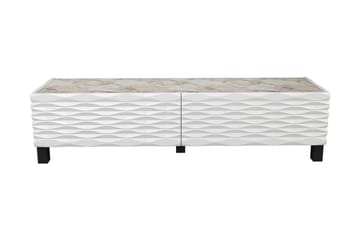 AGATEA Tv-bänk 149,2x38 cm Vit - Möbler - Vardagsrum - Tv-möbler & mediamöbler - Tv-bänkar