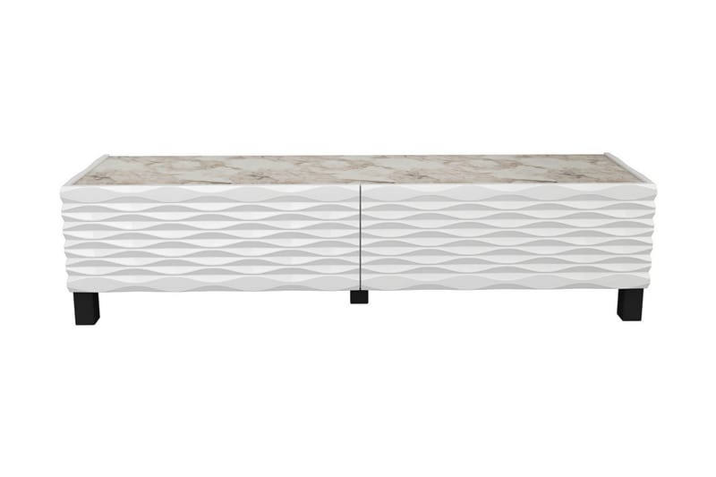 AGATEA Tv-bänk 149,2x38 cm Vit - Möbler - Vardagsrum - Tv-möbler & mediamöbler - Tv-bänkar