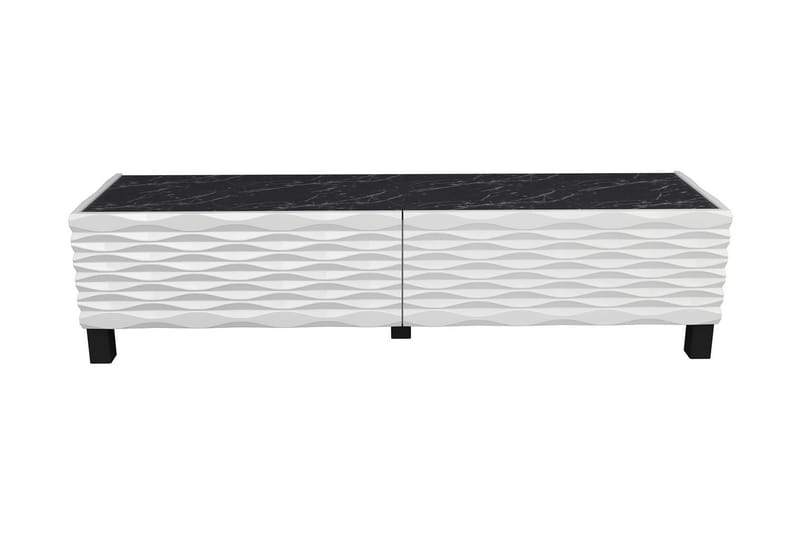AGATEA Tv-bänk 149,2x38 cm Vit - Möbler - Vardagsrum - Tv-möbler & mediamöbler - Tv-bänkar