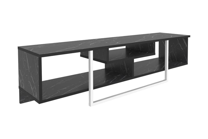 AGATEA Tv-bänk 150x40 cm Svart - Möbler - Vardagsrum - Tv-möbler & mediamöbler - Tv-bänkar