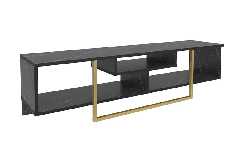 AGATEA Tv-bänk 150x40 cm Svart - Möbler - Vardagsrum - Tv-möbler & mediamöbler - Tv-bänkar